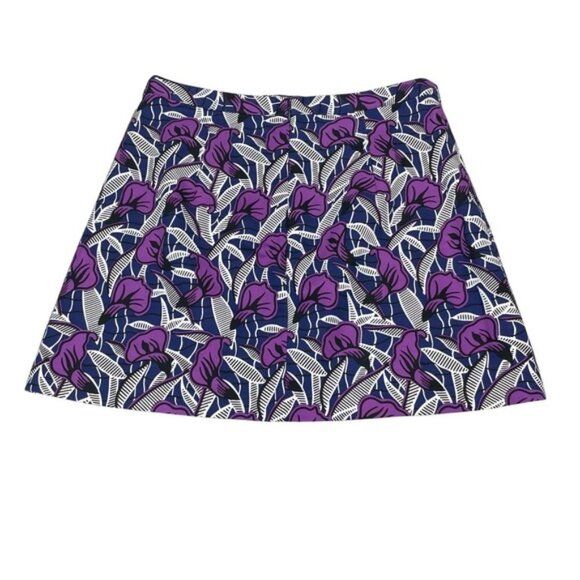 CLUB MONACO Floral Mini Skirt Sz 8 - Picture 6 of 6